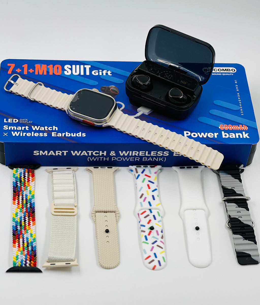 RELOJ INTELIGENTE K6 COMBO - Combo Reloj + Pulseras + Audífonos