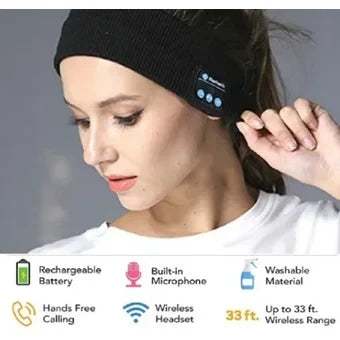DIADEMA BANDA DEPORTIVA Con AUDIFONO BLUETOOTH