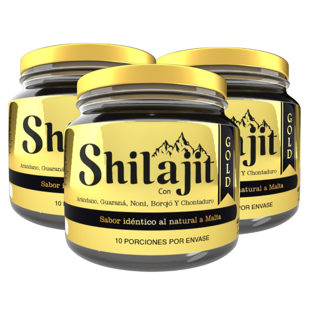 Shilajit Gold Original - Suplemento Natural con Registro INVIMA