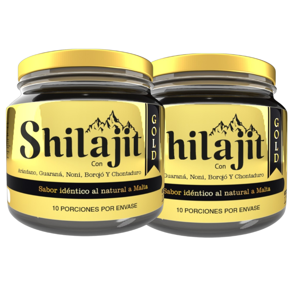 Shilajit Gold Original - Suplemento Natural con Registro INVIMA