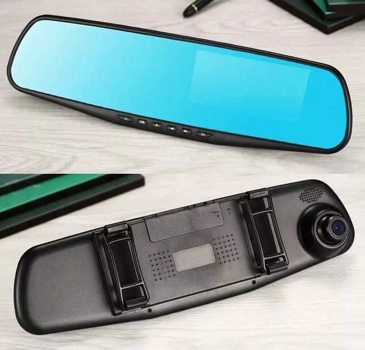 Camara Dual Carro Espejo Retrovisor Dvr